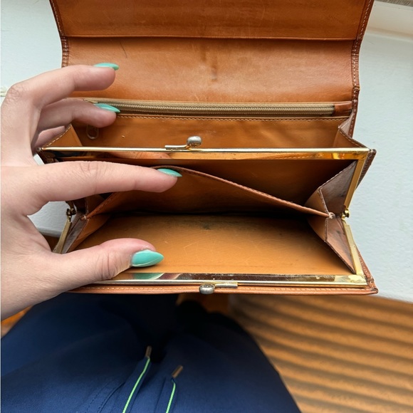 Authentic Celine Brown/Beige Macadam Gamaguchi PVC Leather Wallet - Picture 10 of 15